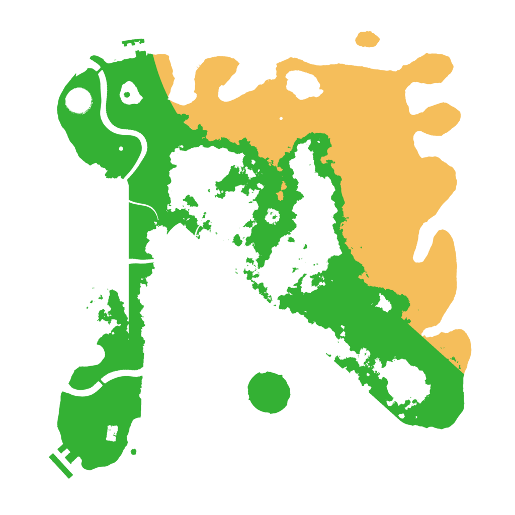 Biome Rust Map: Procedural Map, Size: 3500, Seed: 94560063