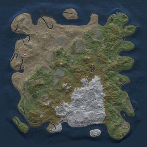 Thumbnail Rust Map: Procedural Map, Size: 4250, Seed: 914937317, 20 Monuments