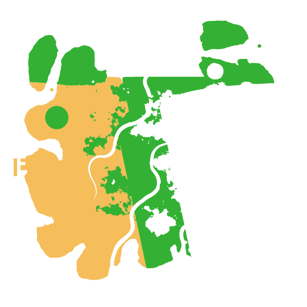 Biome Rust Map: Procedural Map, Size: 3500, Seed: 56403251