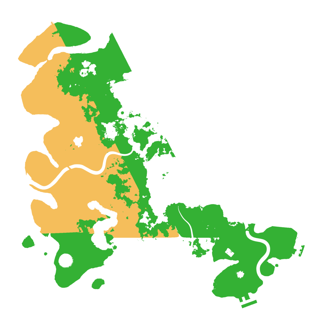 Biome Rust Map: Procedural Map, Size: 4000, Seed: 345789