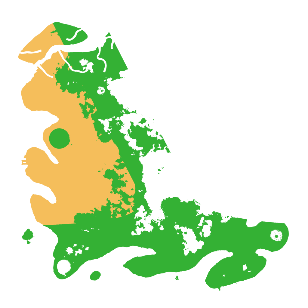 Biome Rust Map: Procedural Map, Size: 4000, Seed: 345789