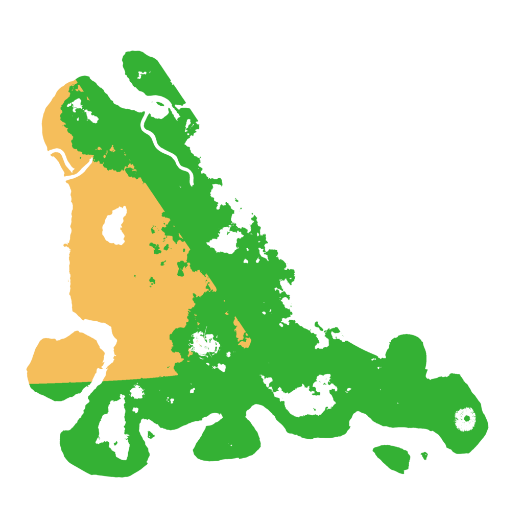 Biome Rust Map: Procedural Map, Size: 3500, Seed: 793428007