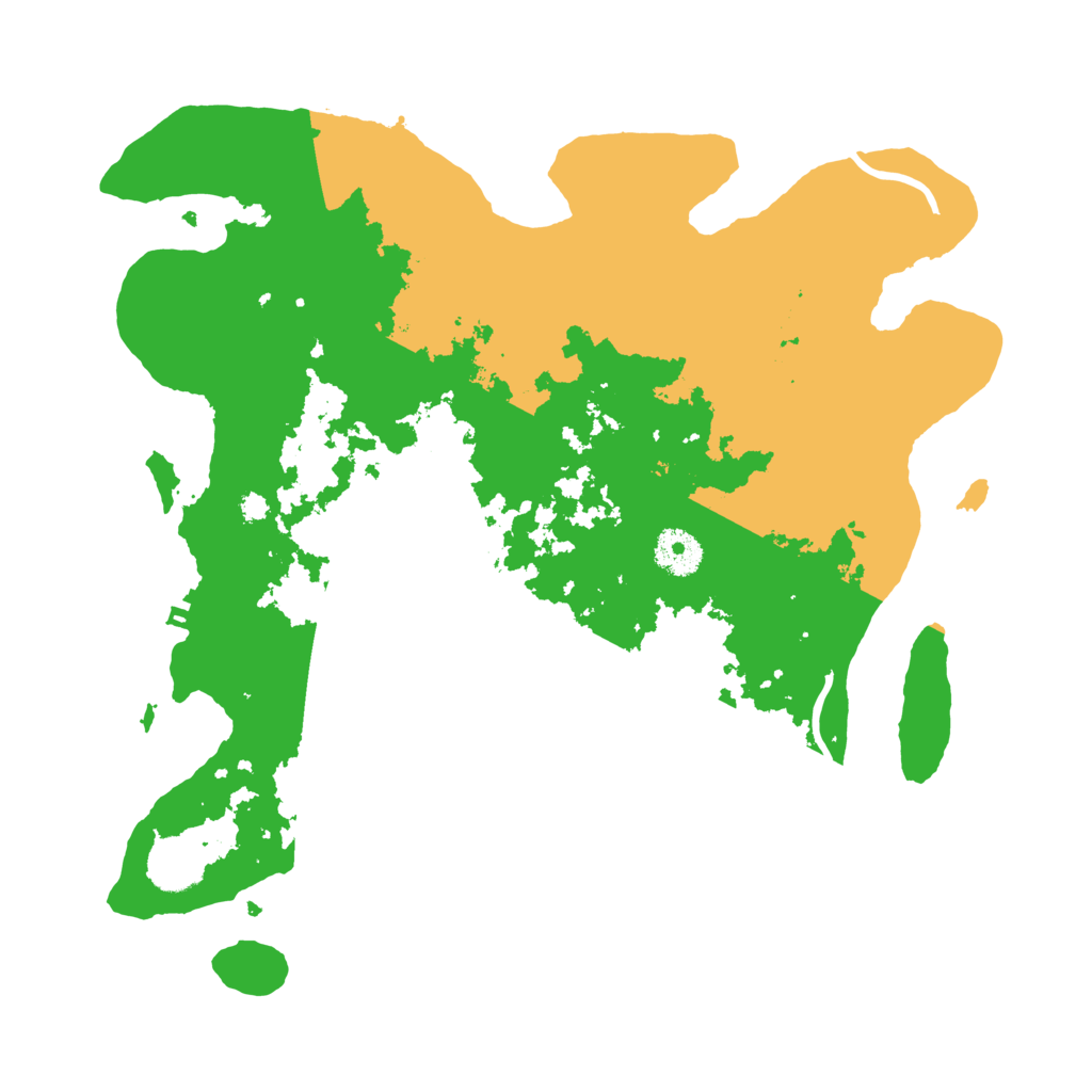 Biome Rust Map: Procedural Map, Size: 3500, Seed: 1420925313