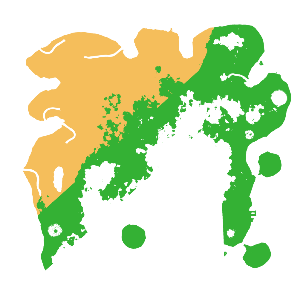 Biome Rust Map: Procedural Map, Size: 3500, Seed: 2000638404