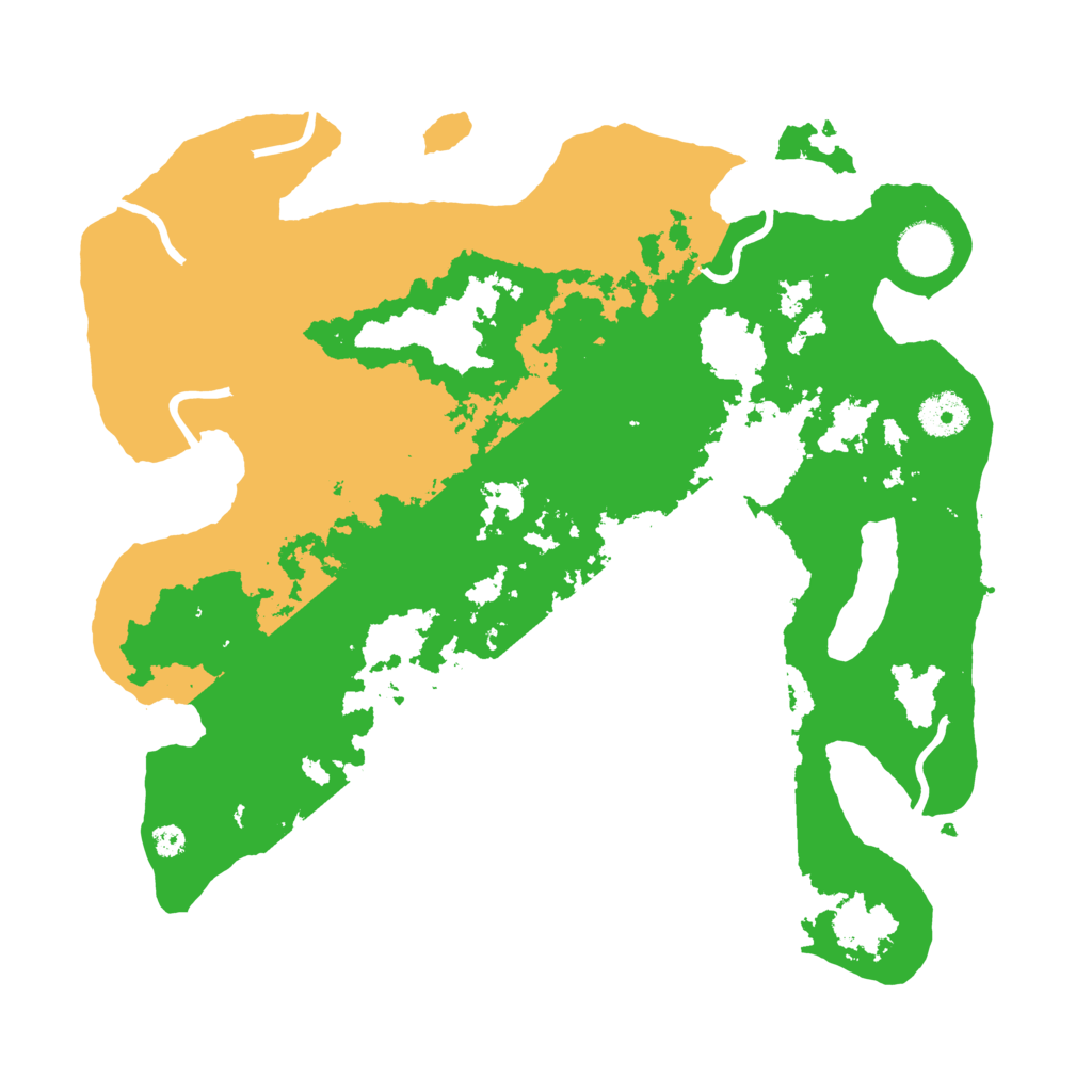 Biome Rust Map: Procedural Map, Size: 3500, Seed: 247023973