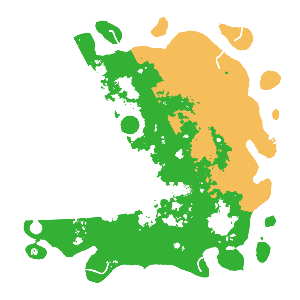 Biome Rust Map: Procedural Map, Size: 4300, Seed: 14888841