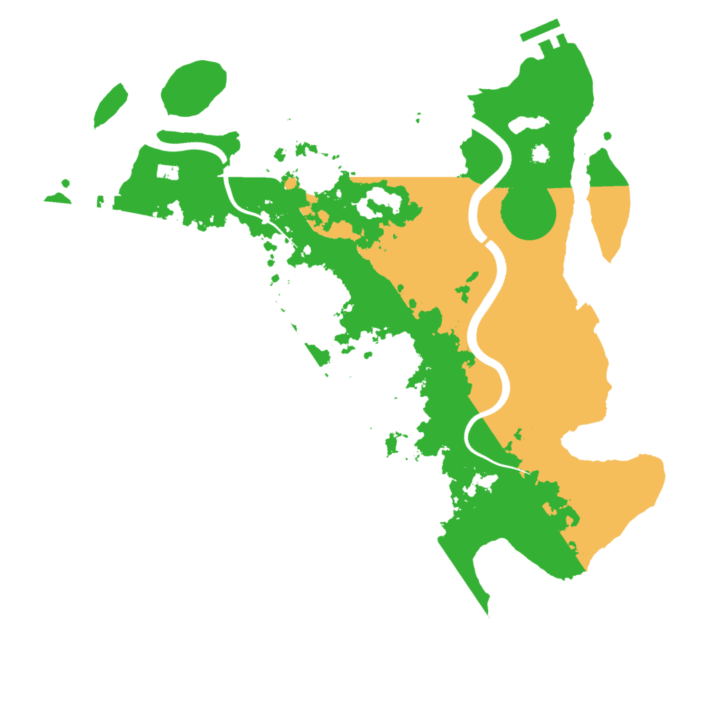 Biome Rust Map: Procedural Map, Size: 3500, Seed: 1156728365