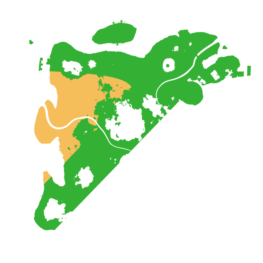 Biome Rust Map: Procedural Map, Size: 3000, Seed: 568238341