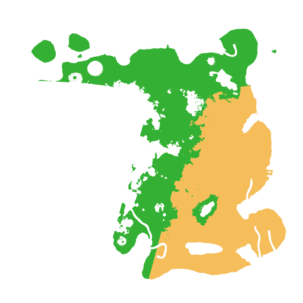 Biome Rust Map: Procedural Map, Size: 3500, Seed: 921523532
