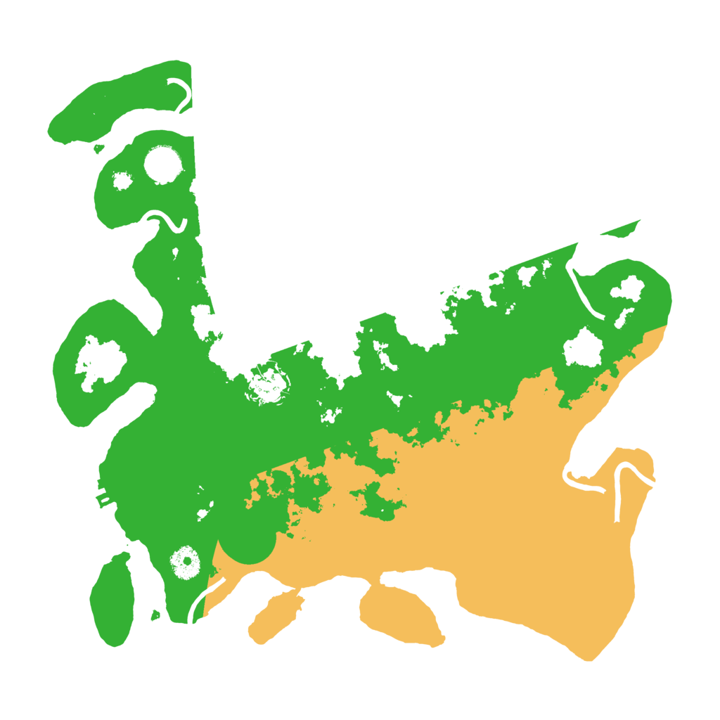 Biome Rust Map: Procedural Map, Size: 3500, Seed: 41751047