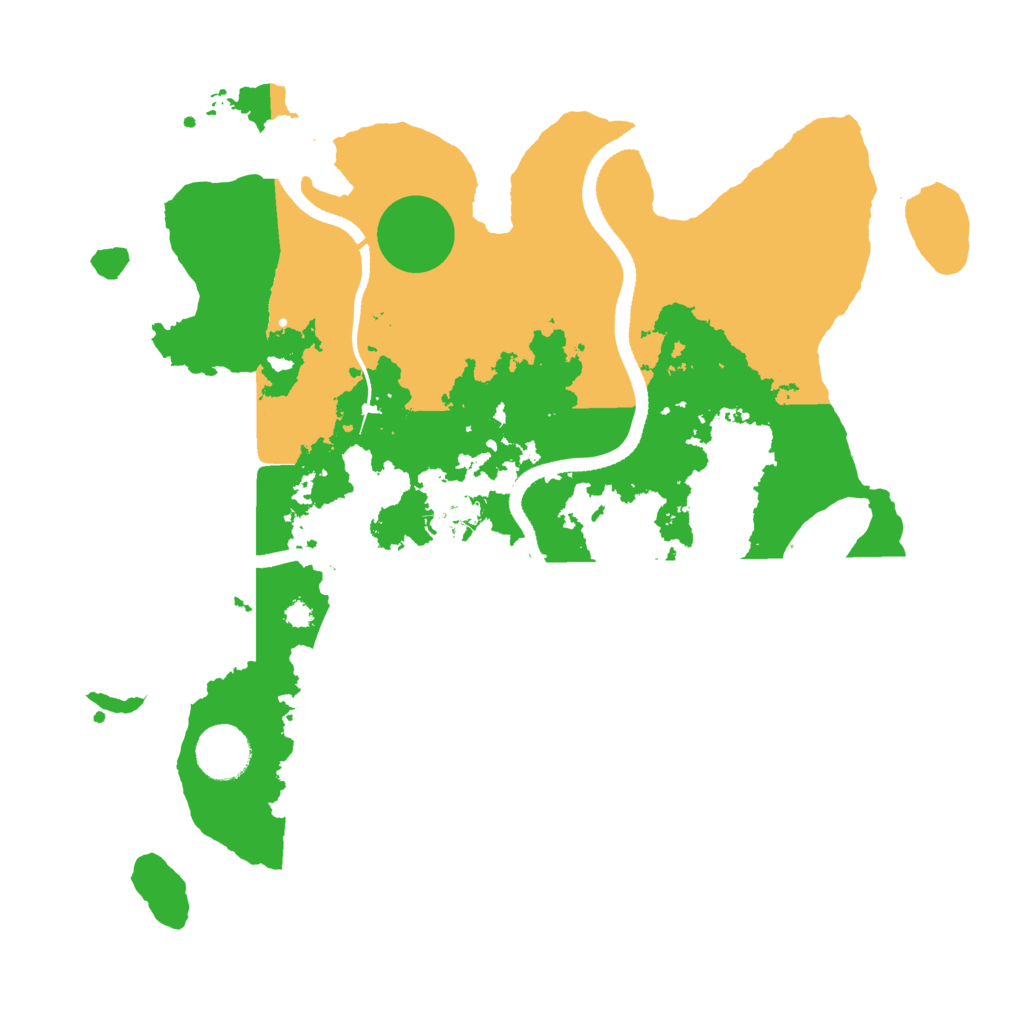 Biome Rust Map: Procedural Map, Size: 3500, Seed: 1948