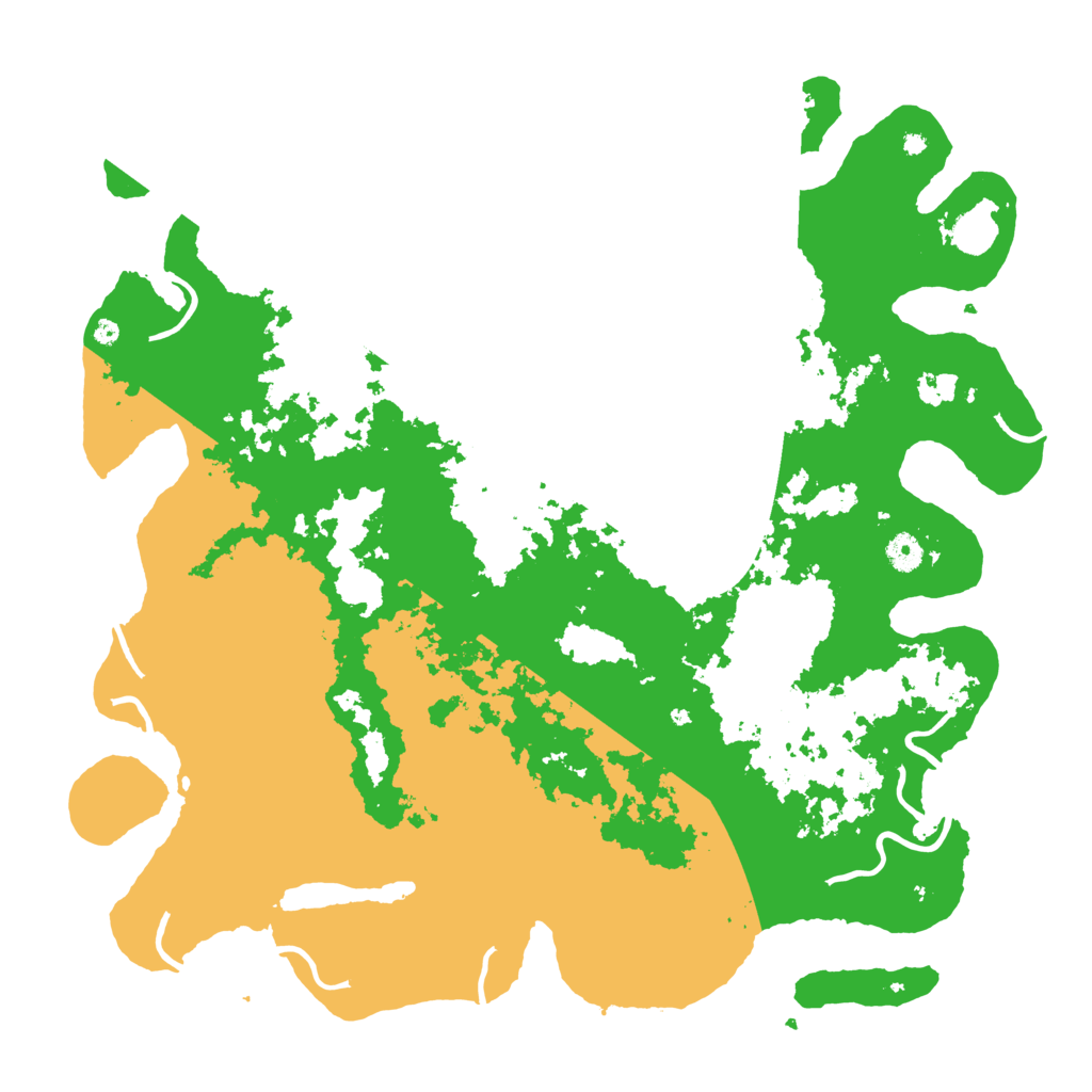 Biome Rust Map: Procedural Map, Size: 4500, Seed: 1420003598