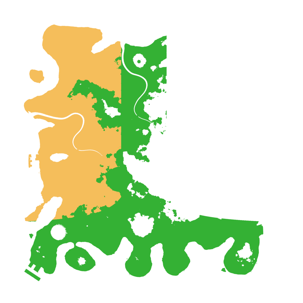 Biome Rust Map: Procedural Map, Size: 3500, Seed: 865881580