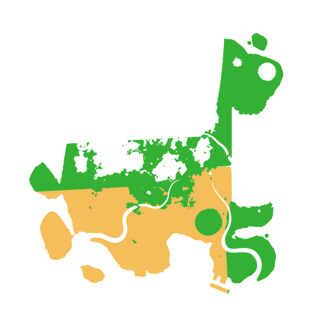 Biome Rust Map: Procedural Map, Size: 3100, Seed: 29846