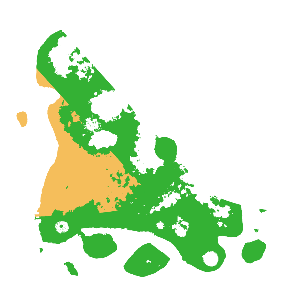 Biome Rust Map: Procedural Map, Size: 3500, Seed: 90835529