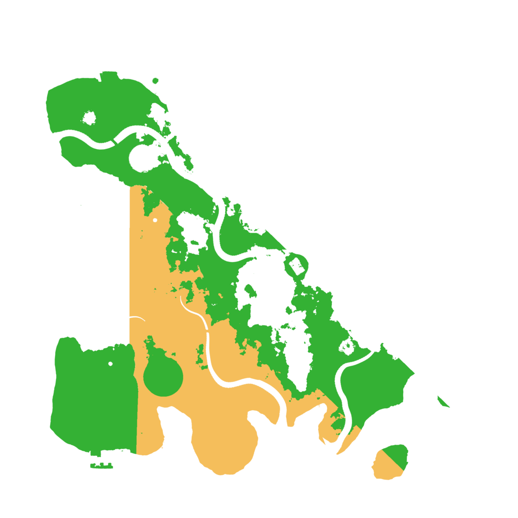 Biome Rust Map: Procedural Map, Size: 3500, Seed: 420737382