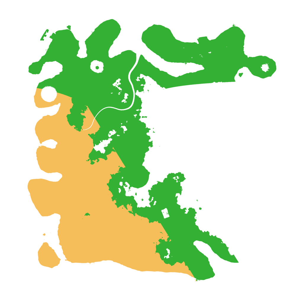 Biome Rust Map: Procedural Map, Size: 3500, Seed: 224637639