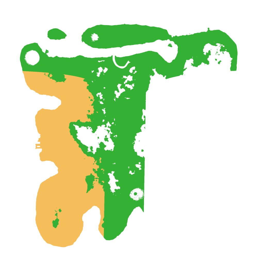 Biome Rust Map: Procedural Map, Size: 3250, Seed: 58945200