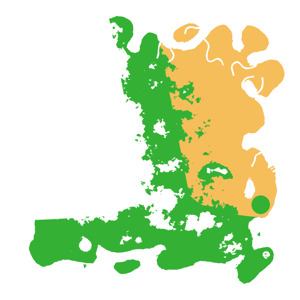 Biome Rust Map: Procedural Map, Size: 4300, Seed: 675555