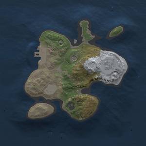 Thumbnail Rust Map: Procedural Map, Size: 1750, Seed: 9984561, 8 Monuments