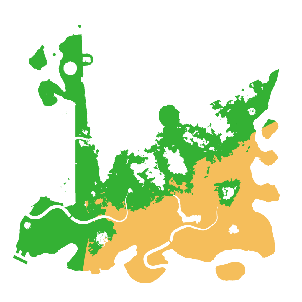 Biome Rust Map: Procedural Map, Size: 4000, Seed: 15256