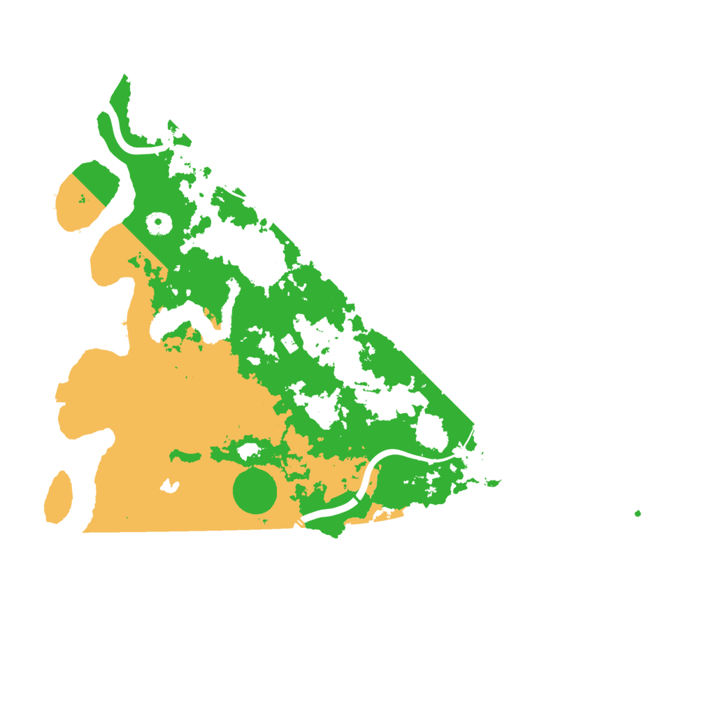Biome Rust Map: Procedural Map, Size: 4300, Seed: 1279343526