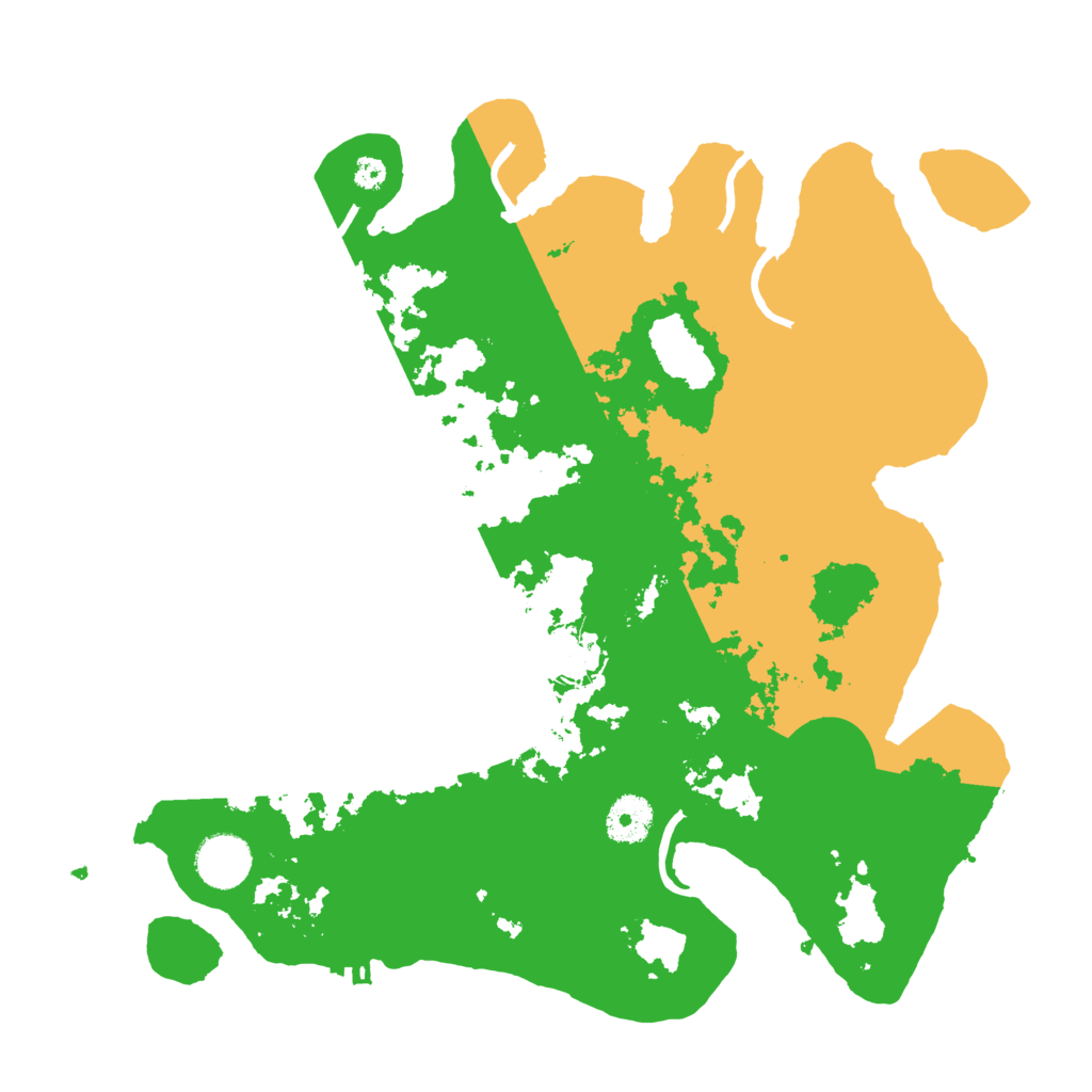 Biome Rust Map: Procedural Map, Size: 3500, Seed: 925911808