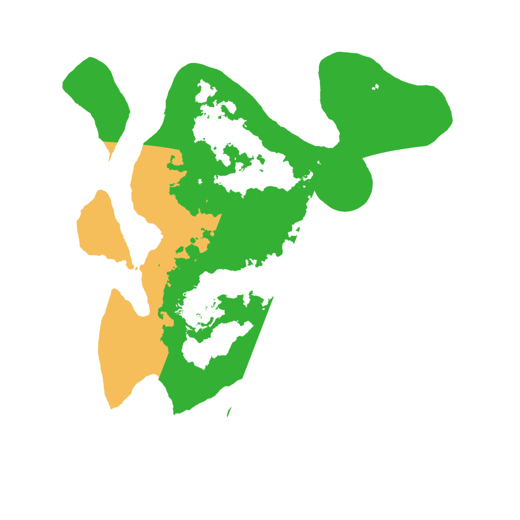 Biome Rust Map: Barren, Size: 2500, Seed: 269538