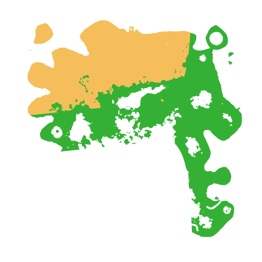 Biome Rust Map: Procedural Map, Size: 3500, Seed: 56338067