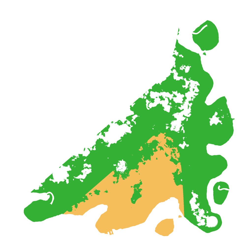 Biome Rust Map: Procedural Map, Size: 4000, Seed: 8304