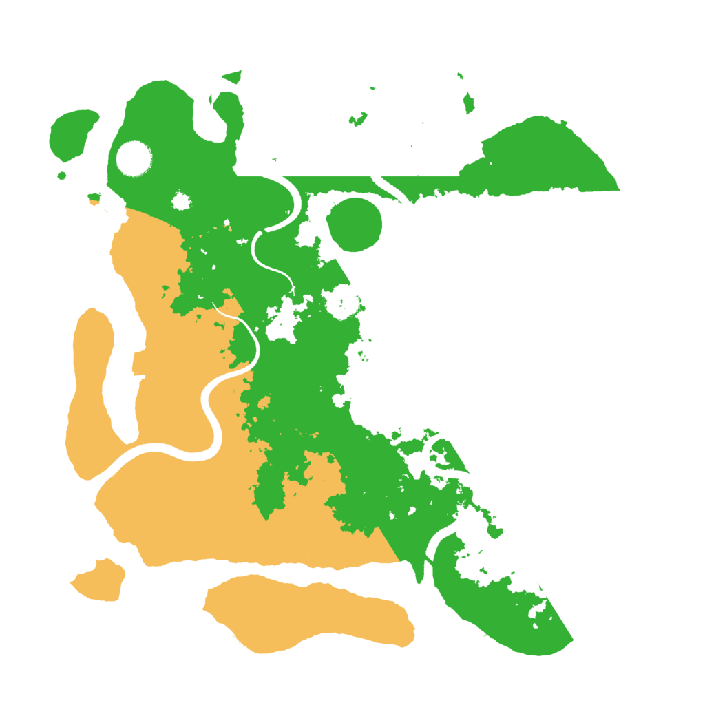 Biome Rust Map: Procedural Map, Size: 3500, Seed: 20328