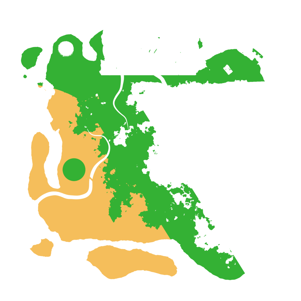 Biome Rust Map: Procedural Map, Size: 3500, Seed: 20328