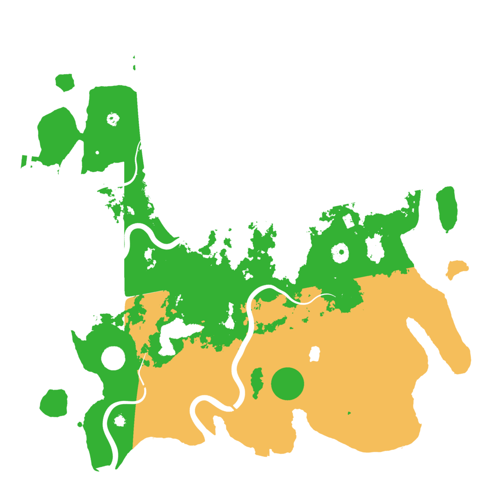 Biome Rust Map: Procedural Map, Size: 4000, Seed: 12350