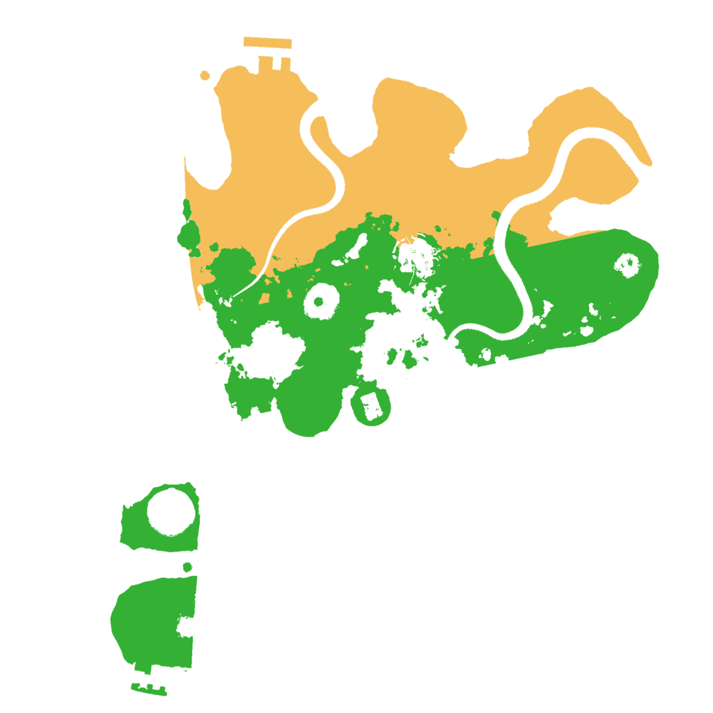 Biome Rust Map: Procedural Map, Size: 3000, Seed: 1149436117