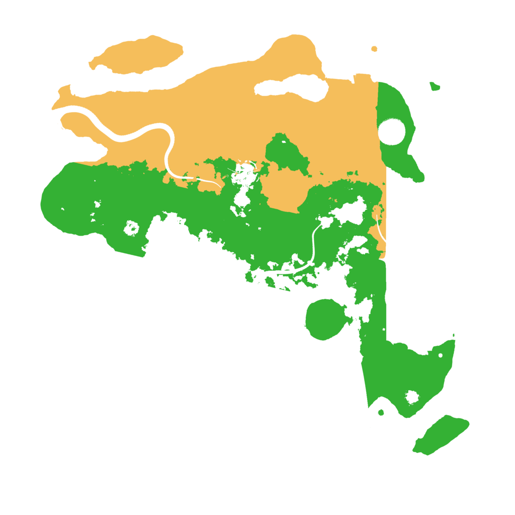 Biome Rust Map: Procedural Map, Size: 3500, Seed: 70056784
