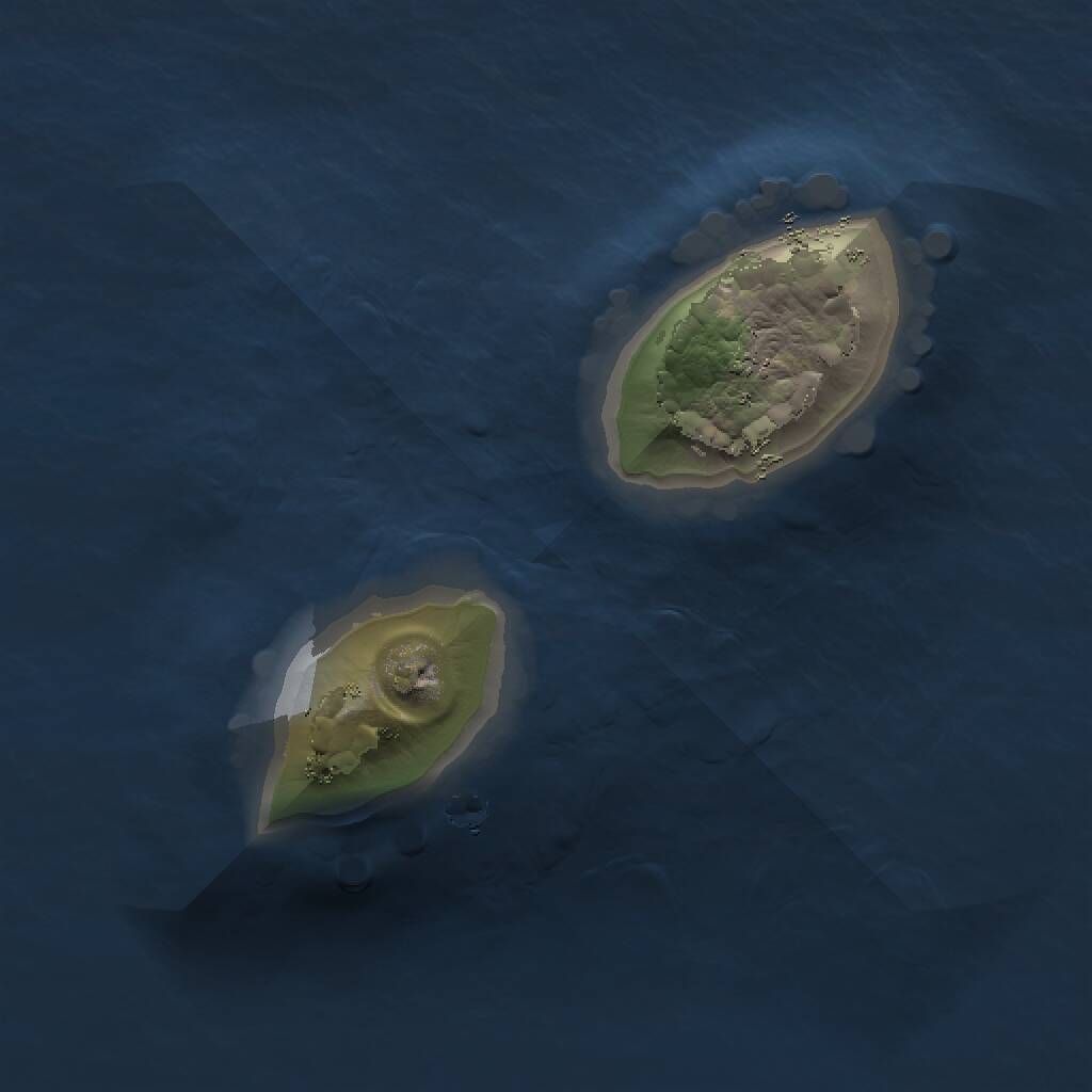 Rust Map: Procedural Map, Size: 1111, Seed: 124637, 1 Monuments