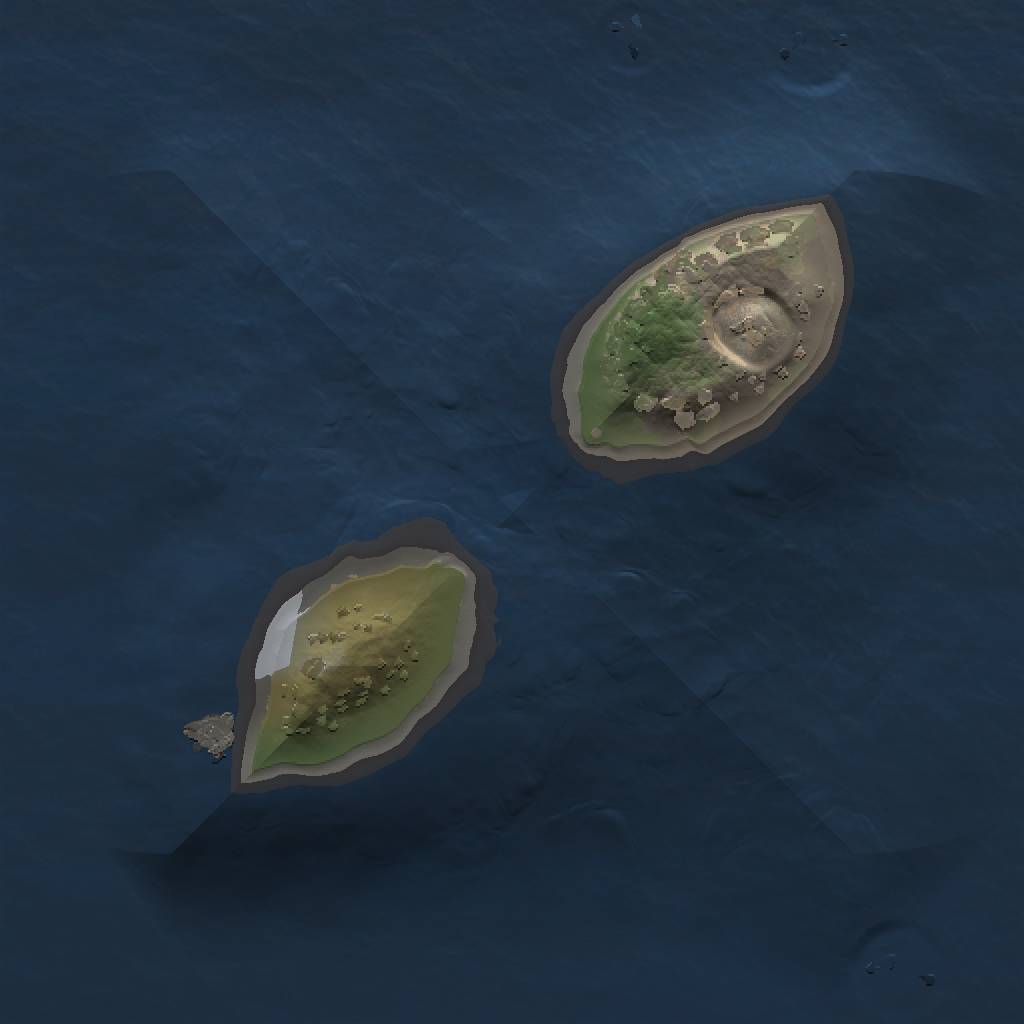 Rust Map: Procedural Map, Size: 1111, Seed: 124637, 3 Monuments