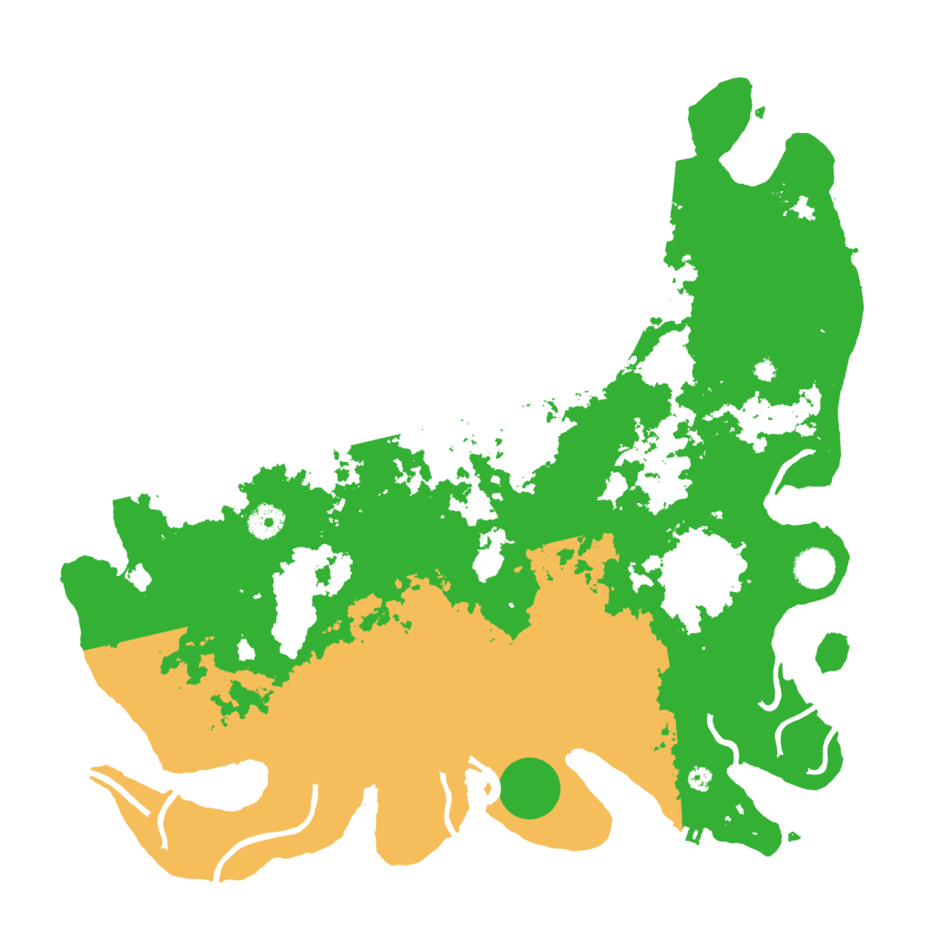 Biome Rust Map: Procedural Map, Size: 4000, Seed: 10535341