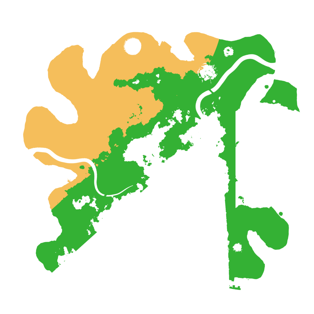Biome Rust Map: Procedural Map, Size: 3250, Seed: 389801303