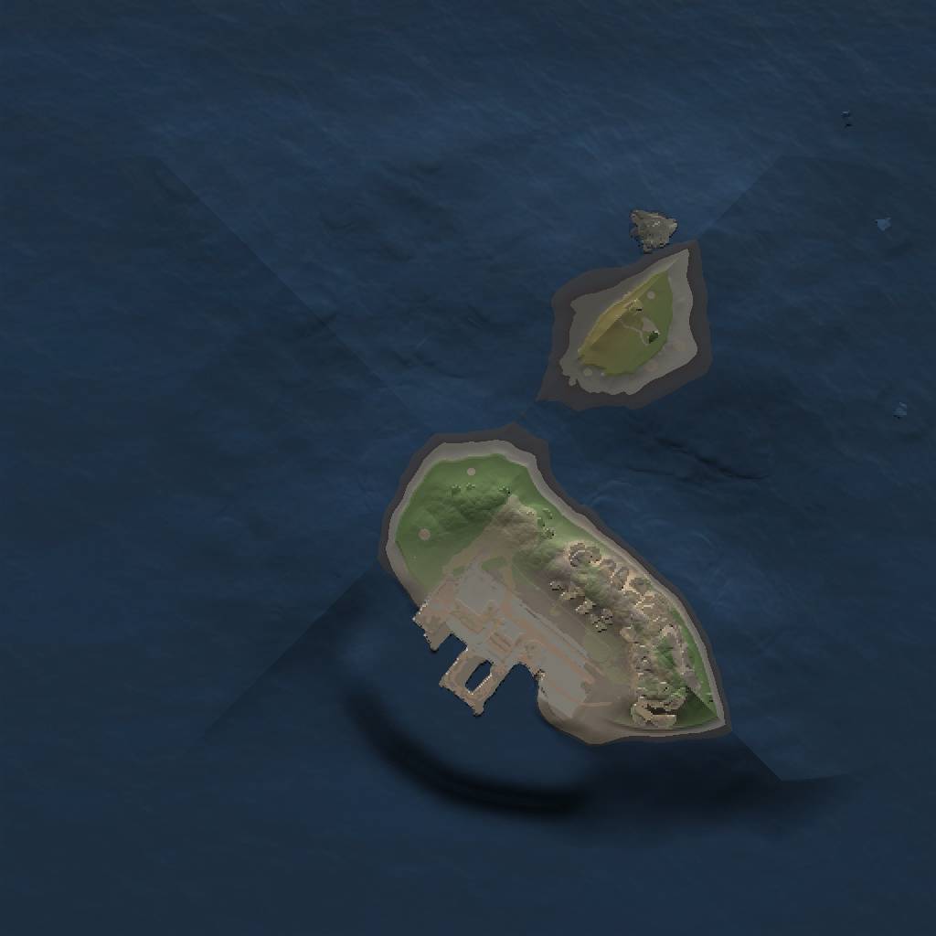 Rust Map: Procedural Map, Size: 1111, Seed: 914110, 4 Monuments