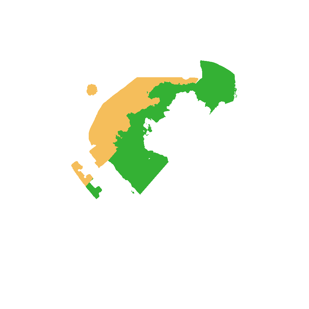 Biome Rust Map: Procedural Map, Size: 1111, Seed: 700137