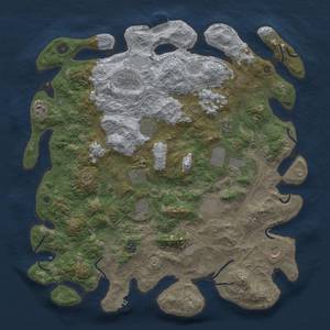 Thumbnail Rust Map: Procedural Map, Size: 4500, Seed: 1831352141, 20 Monuments