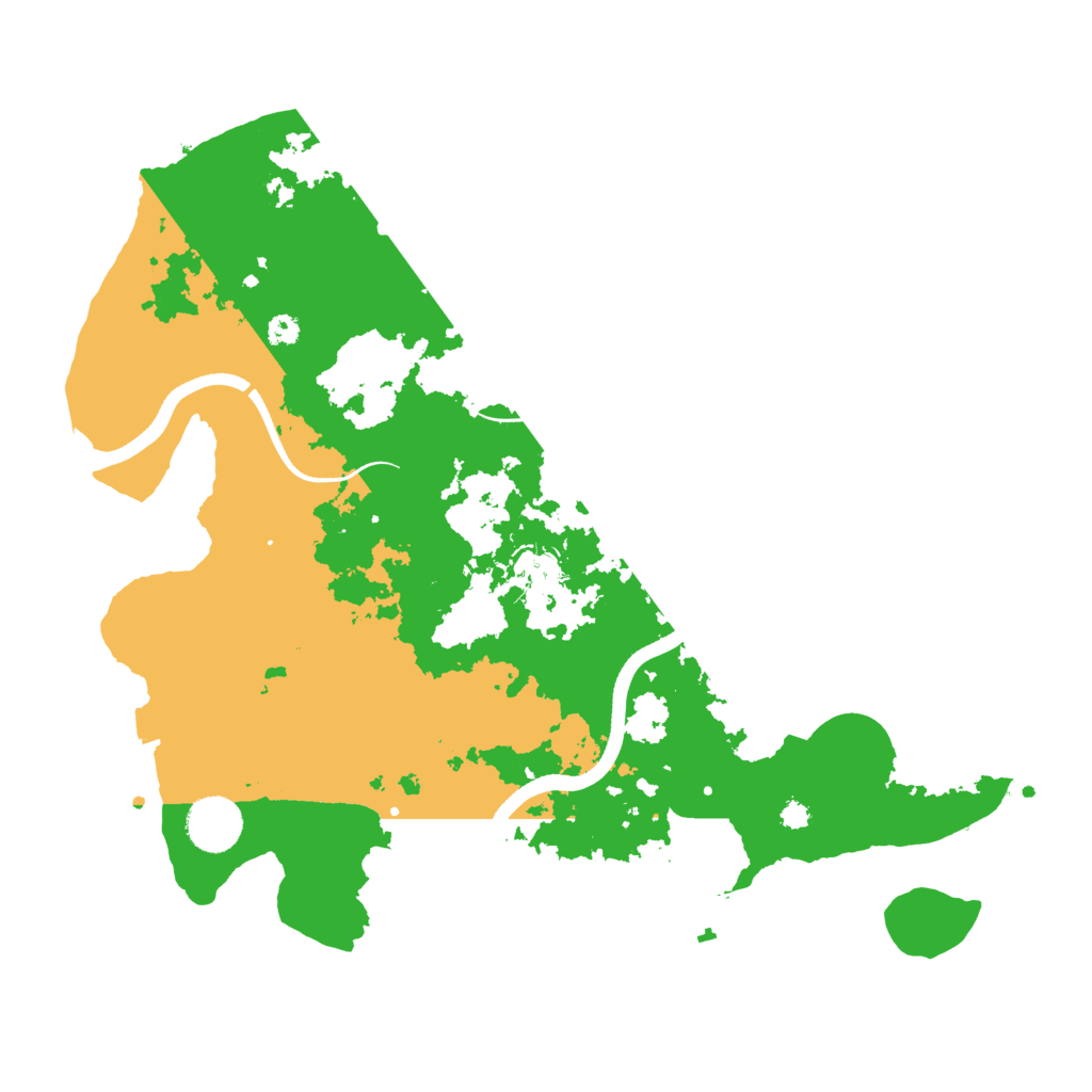 Biome Rust Map: Procedural Map, Size: 3500, Seed: 7396288