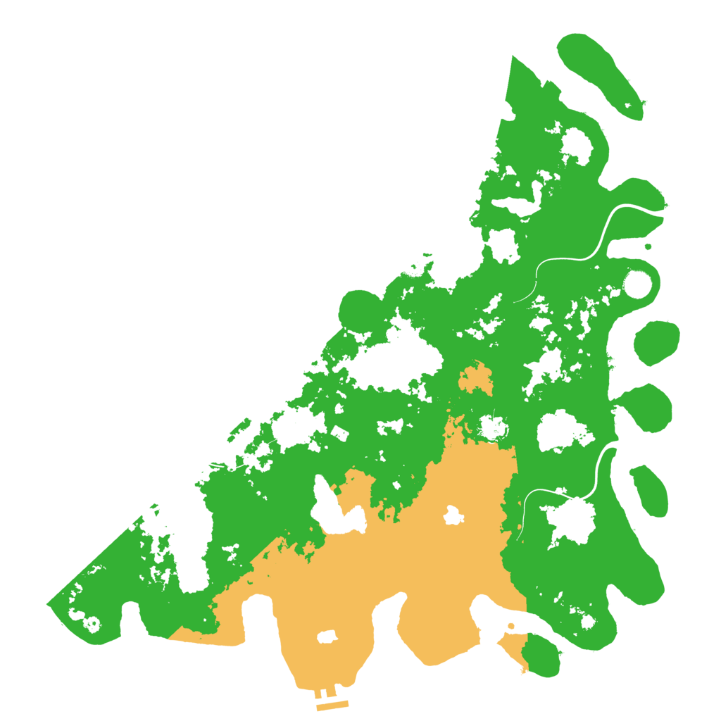Biome Rust Map: Procedural Map, Size: 4550, Seed: 249145