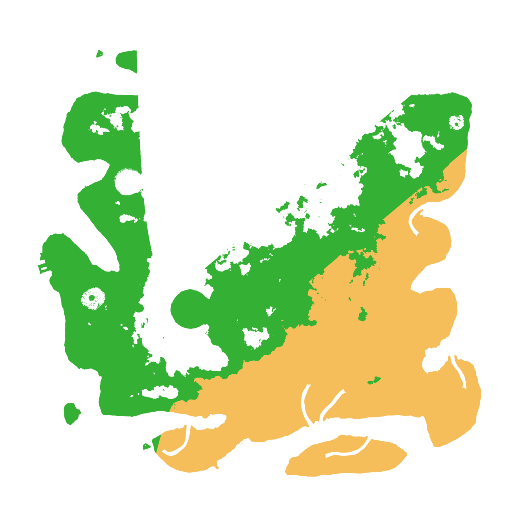 Biome Rust Map: Procedural Map, Size: 3500, Seed: 33838249