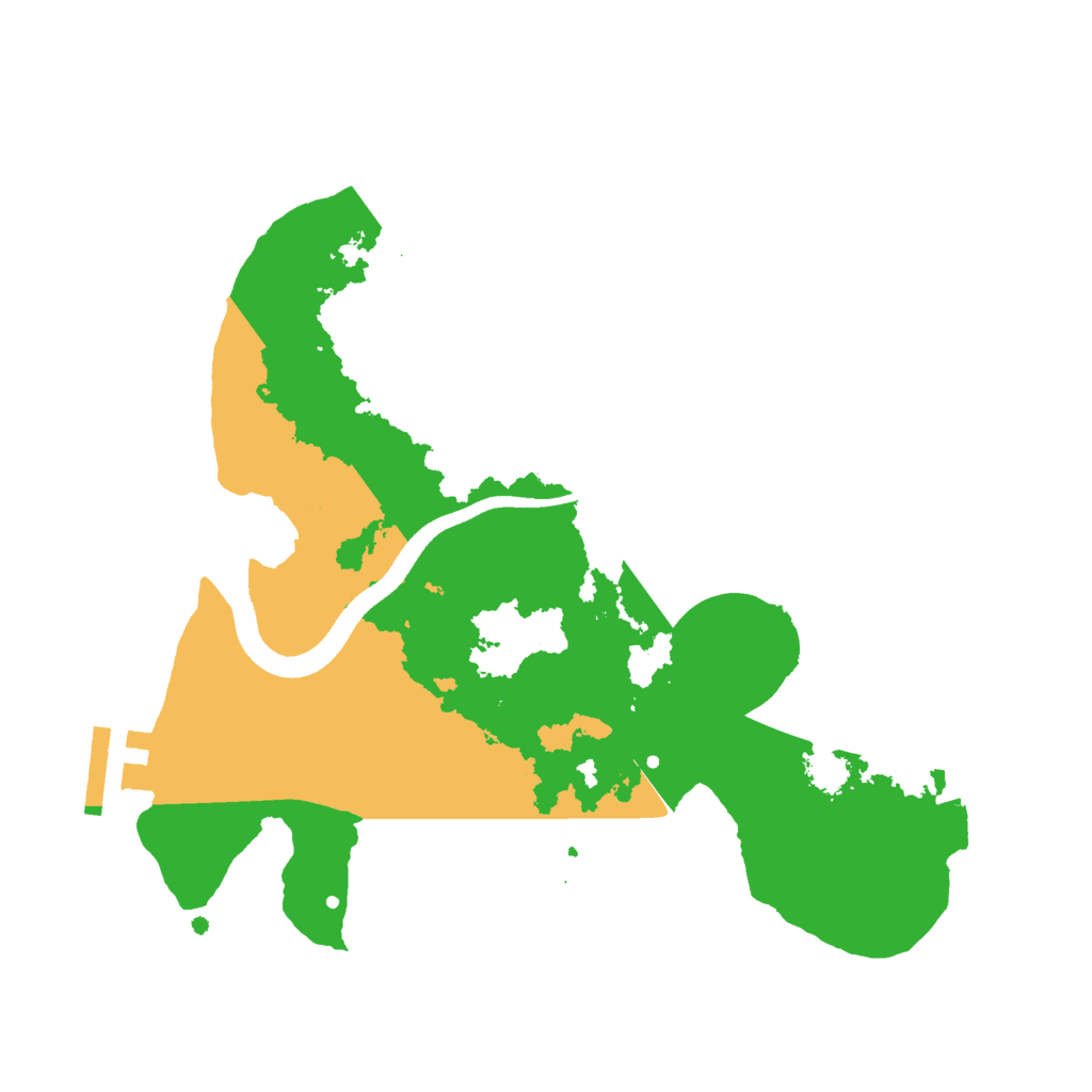 Biome Rust Map: Procedural Map, Size: 2500, Seed: 15782