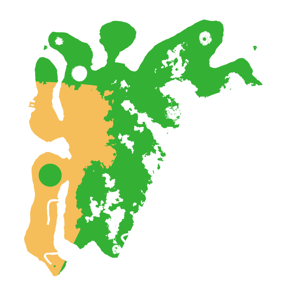 Biome Rust Map: Procedural Map, Size: 3500, Seed: 87556972