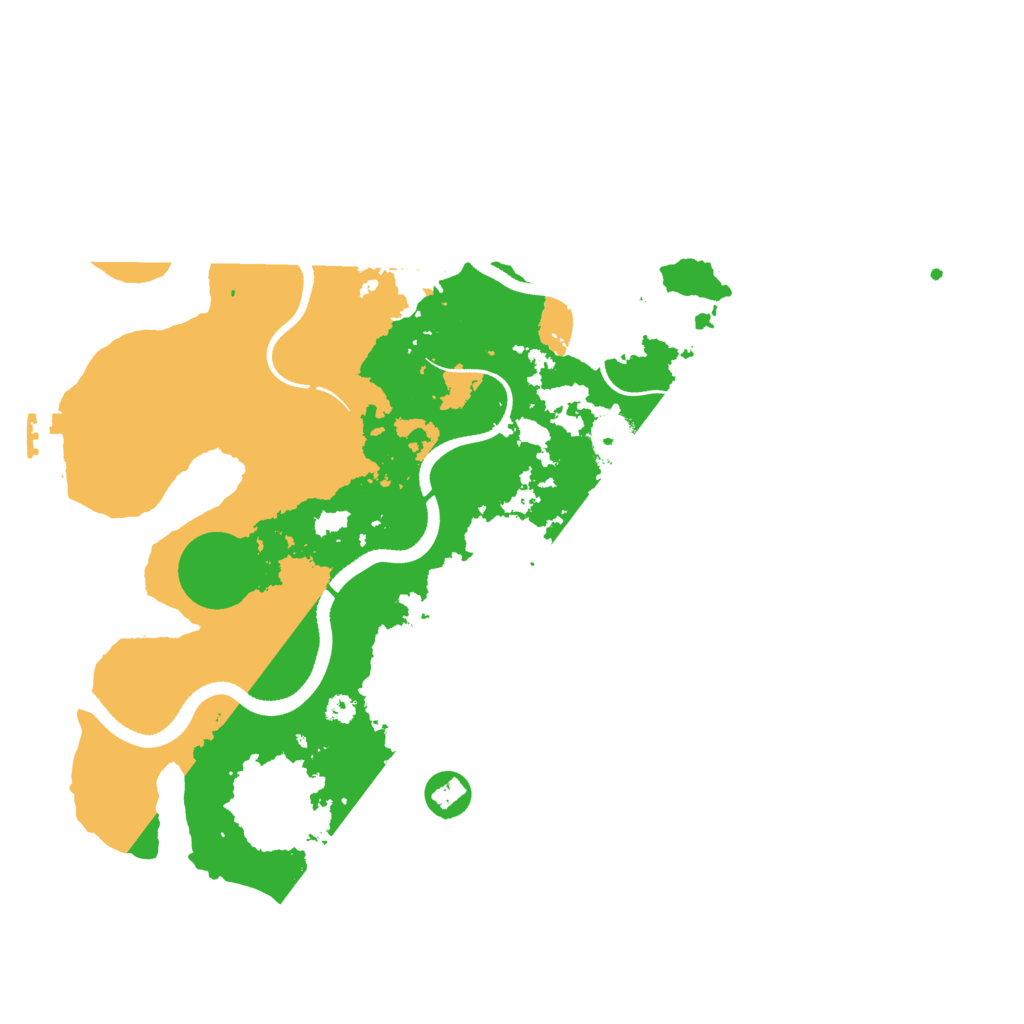 Biome Rust Map: Procedural Map, Size: 3500, Seed: 42802018