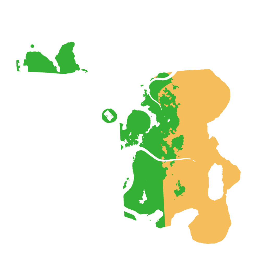 Biome Rust Map: Procedural Map, Size: 3000, Seed: 9371028