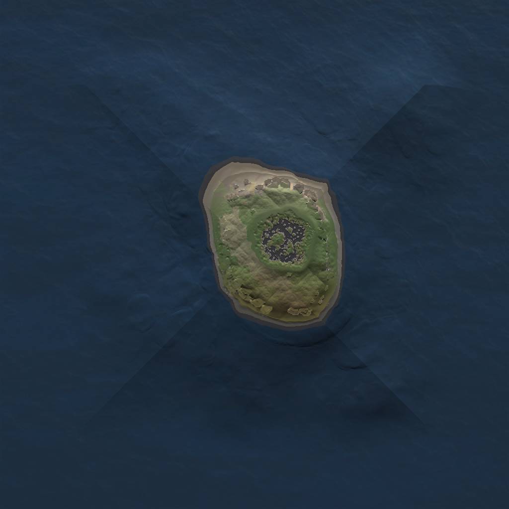 Rust Map: Procedural Map, Size: 1111, Seed: 306373, 3 Monuments